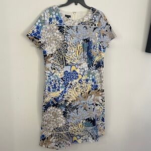 Talbots Multicolor Floral Mini Dress
